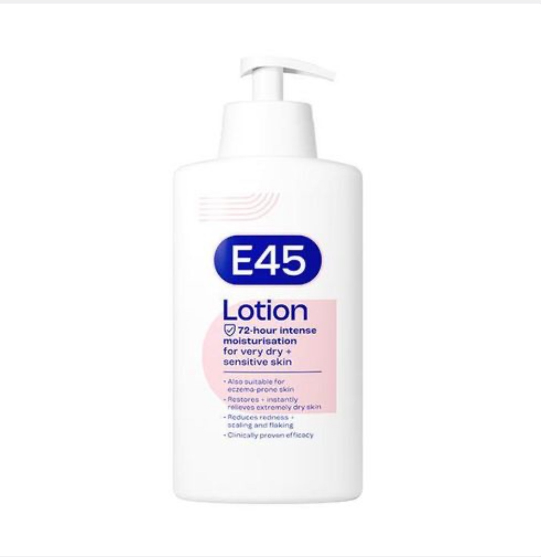 E45 Lotion 24-hour Moisturisation For Very Dry + Sensitive Skin