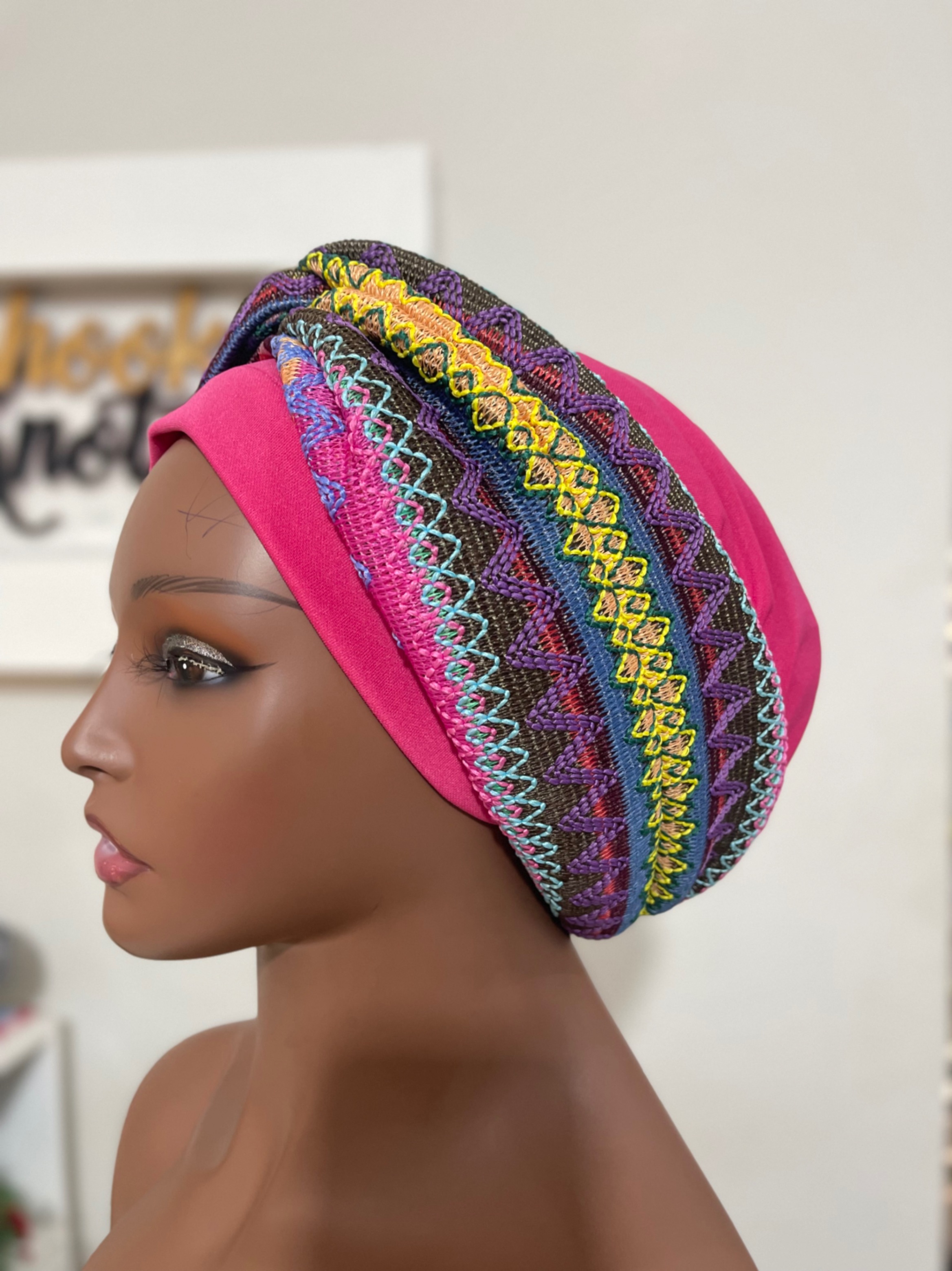 Floral Top Twisted Tuban