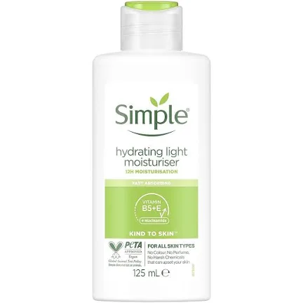 Simple hydrating light moisturizer