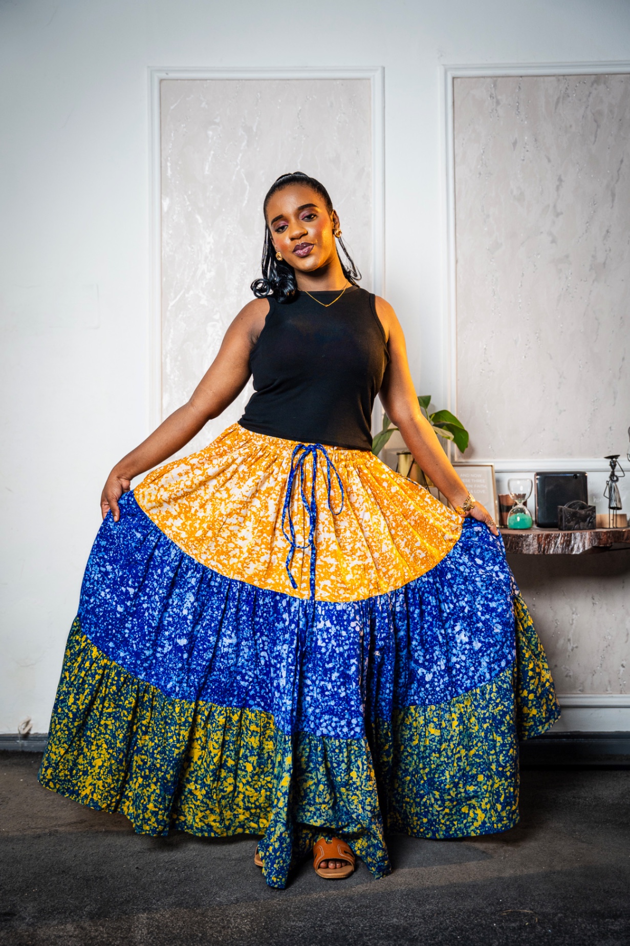 Batik Twirl Skirt