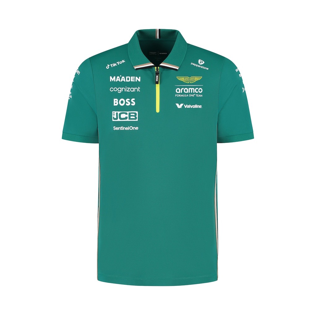 Aston Martin Aramco Cognizant F1 2025 Team Polo Shirt