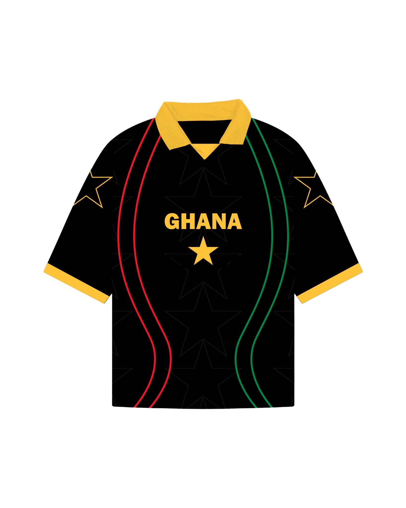 Ghana Heritage Jersey (Black)