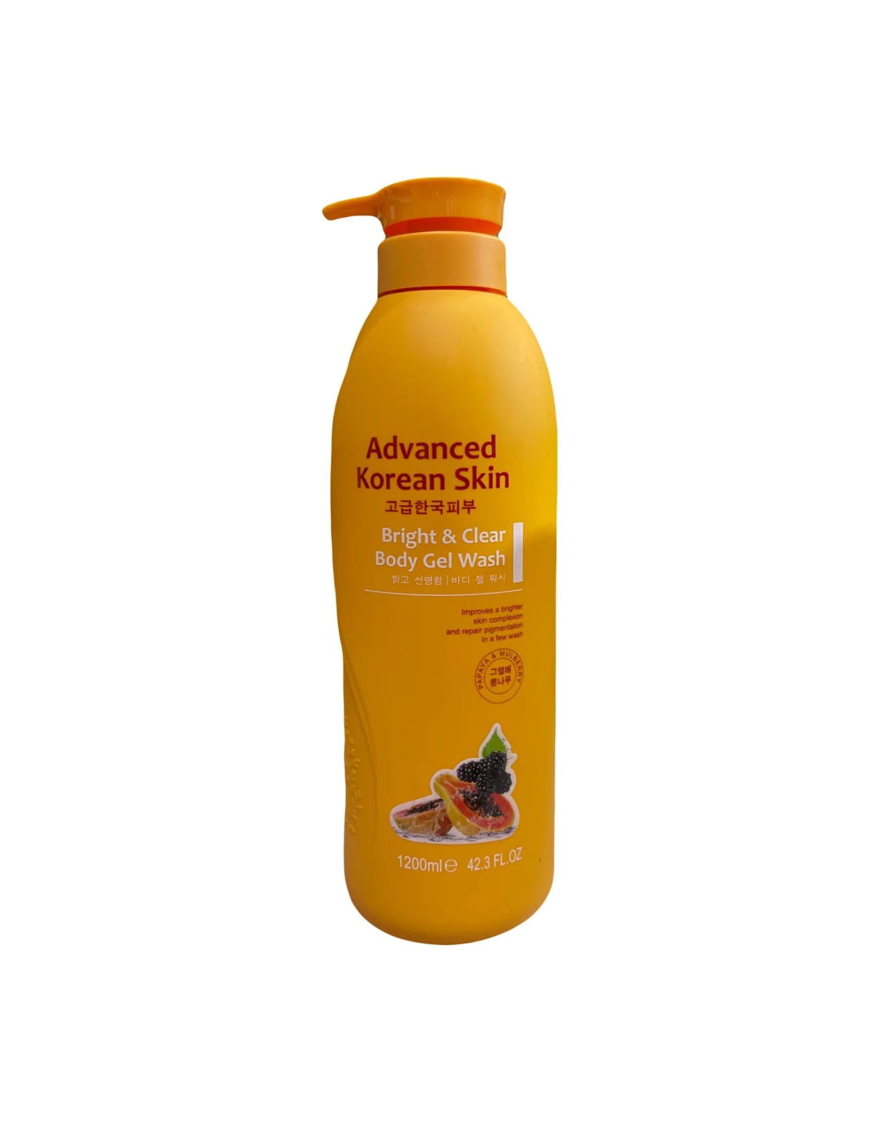Advanced Korean Skin - BRIGHT &amp; CLEAR BODY GEL WASH (PAPAYA &amp; VITAMIN E)