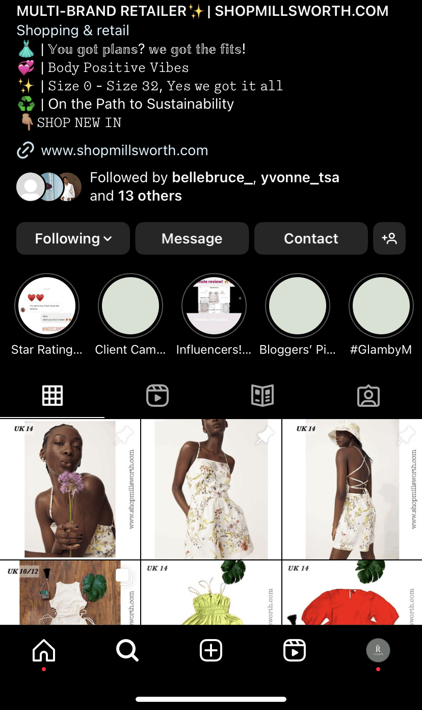shop banner