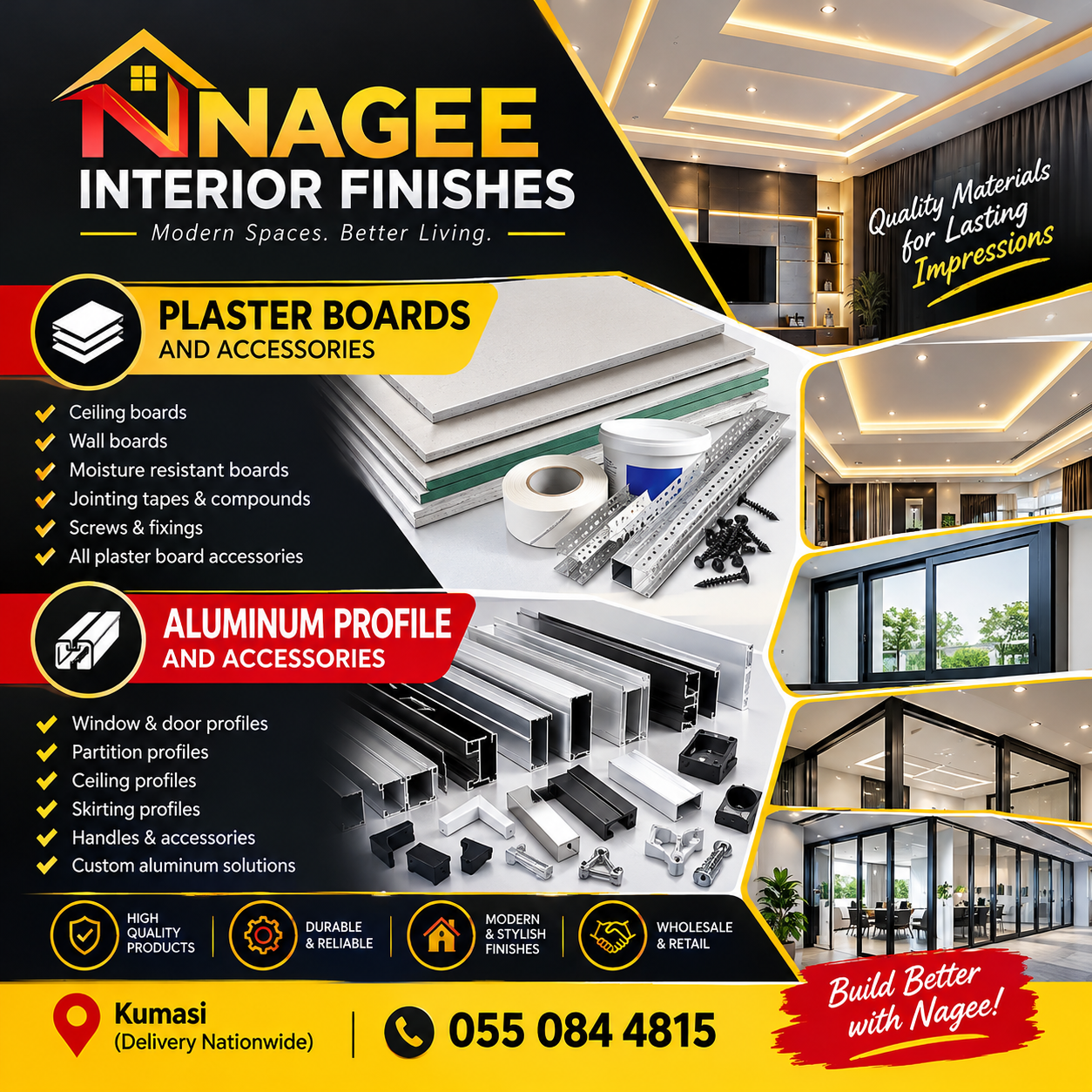 Nagee interior finishes