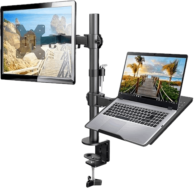 Adjustable Monitor Stand &amp; Laptop Tray