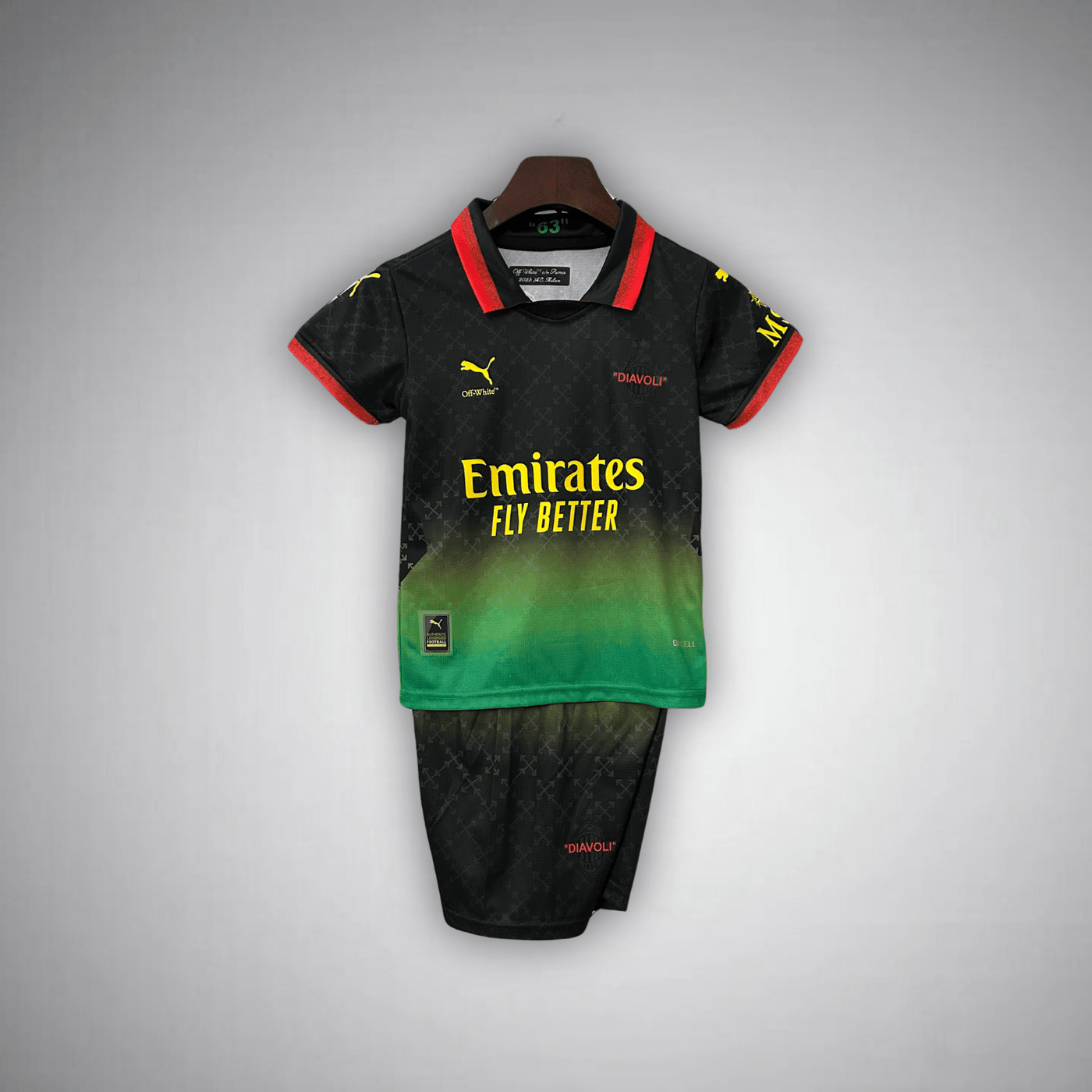 AC Milan Off-White Jersey - Kids