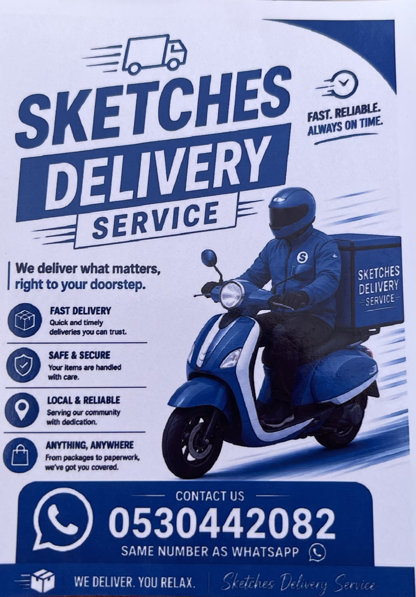 Sketches delivery logo
