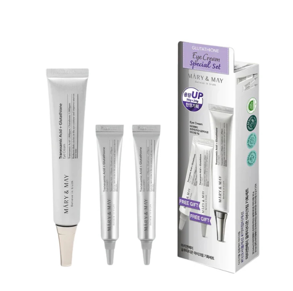 Mary &amp; May Tranexamic Glutathione and Vitamin C Eye Cream (Special Set)