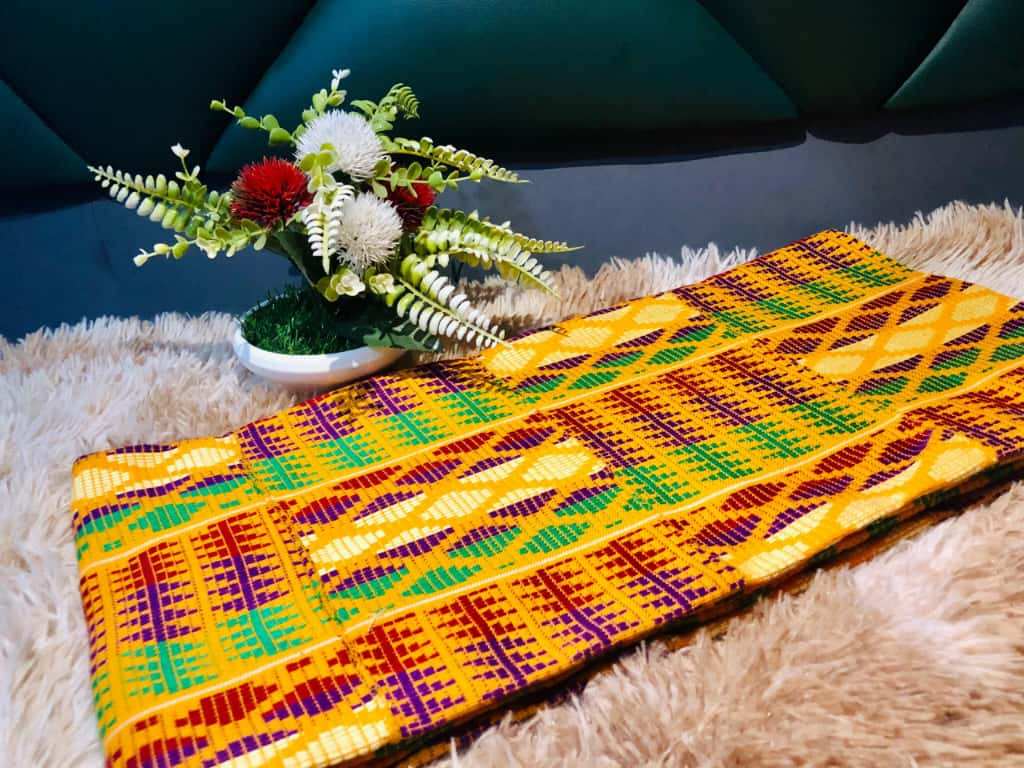 2 Yards Royal  Kente Fabric - For women / Multi color