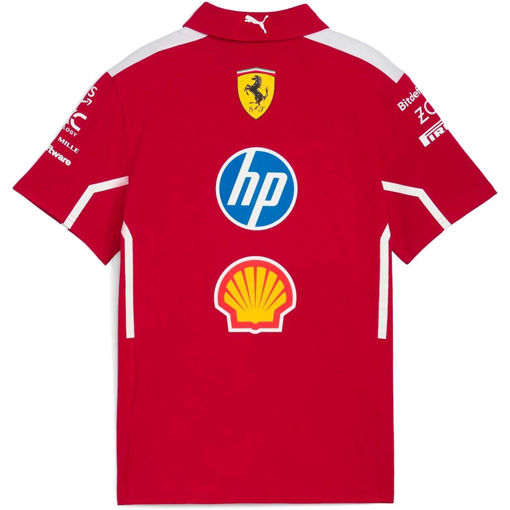 Scuderia Ferrari F1 2025 Team Polo Shirt