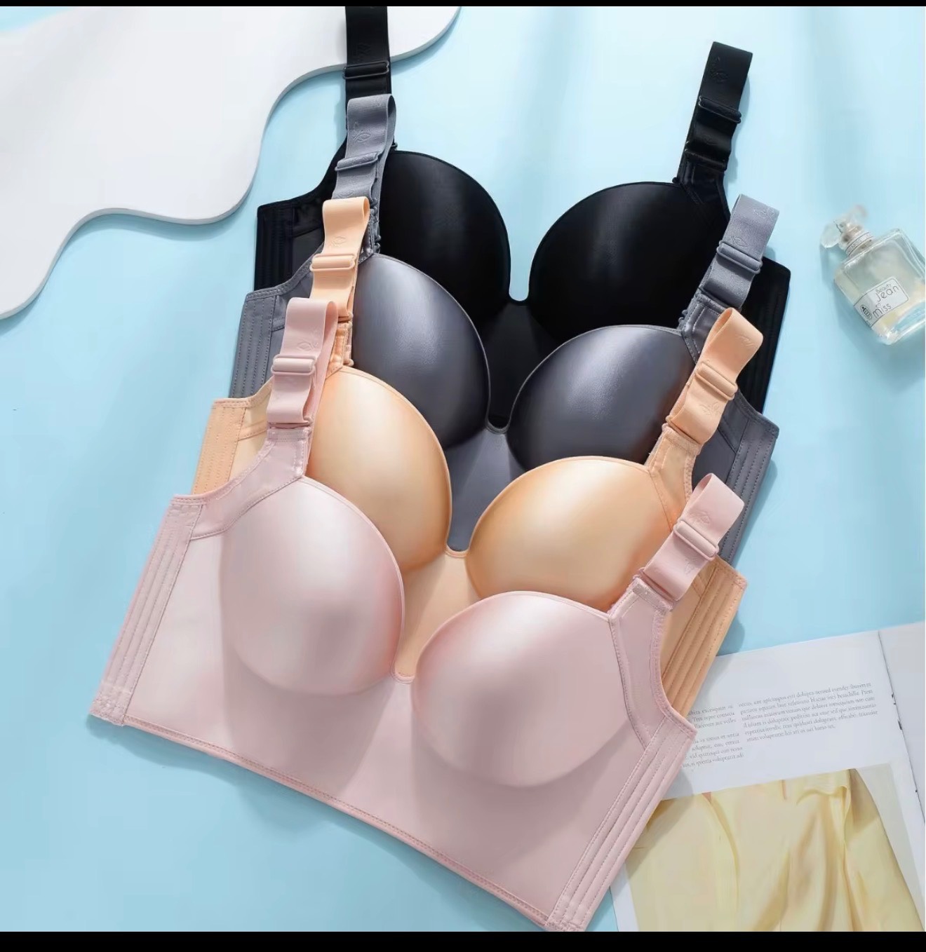 Plush Shiny bulge bra