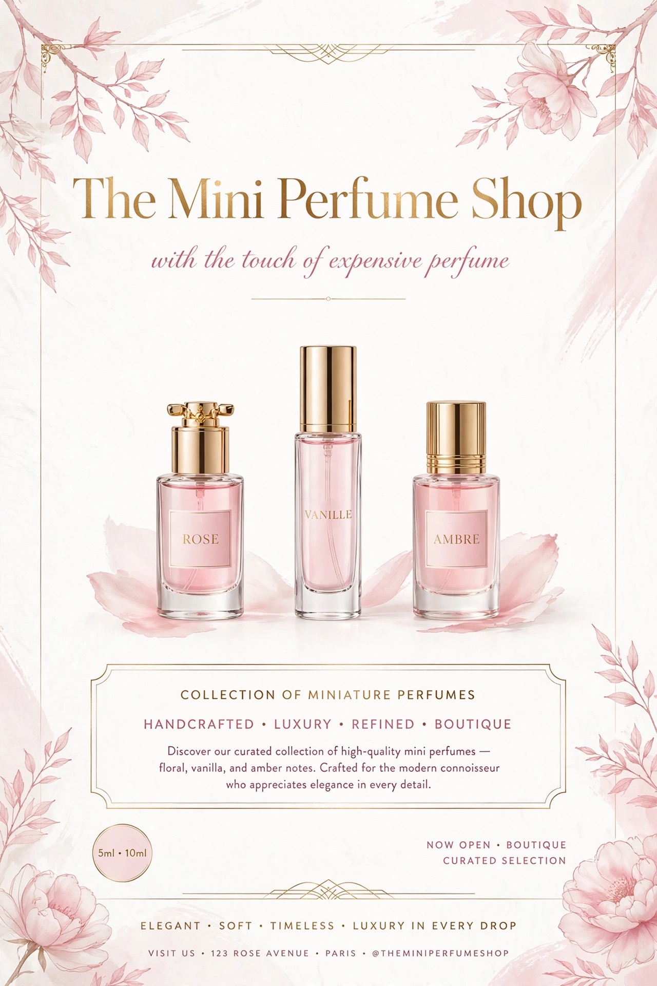 The mini perfume shop