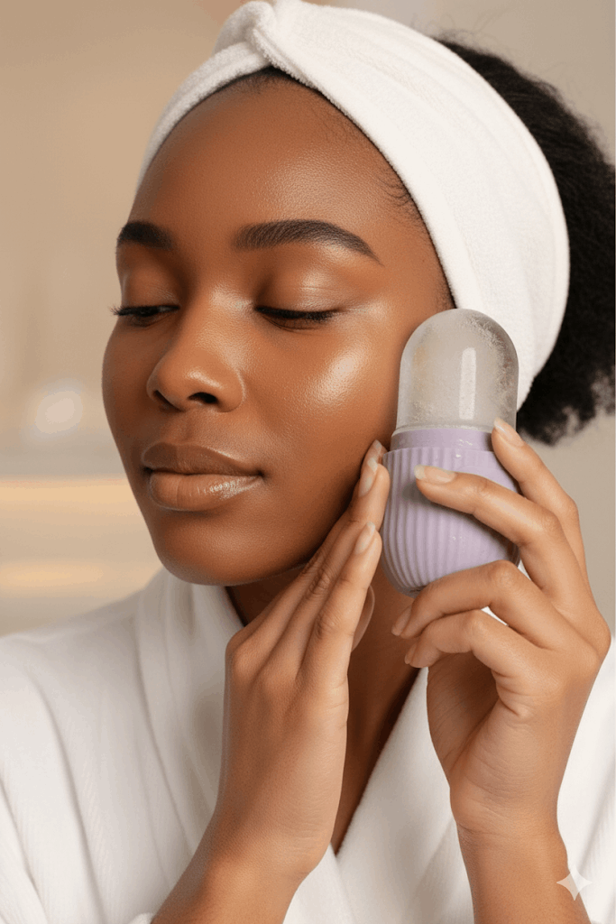 Silicon face ice roller