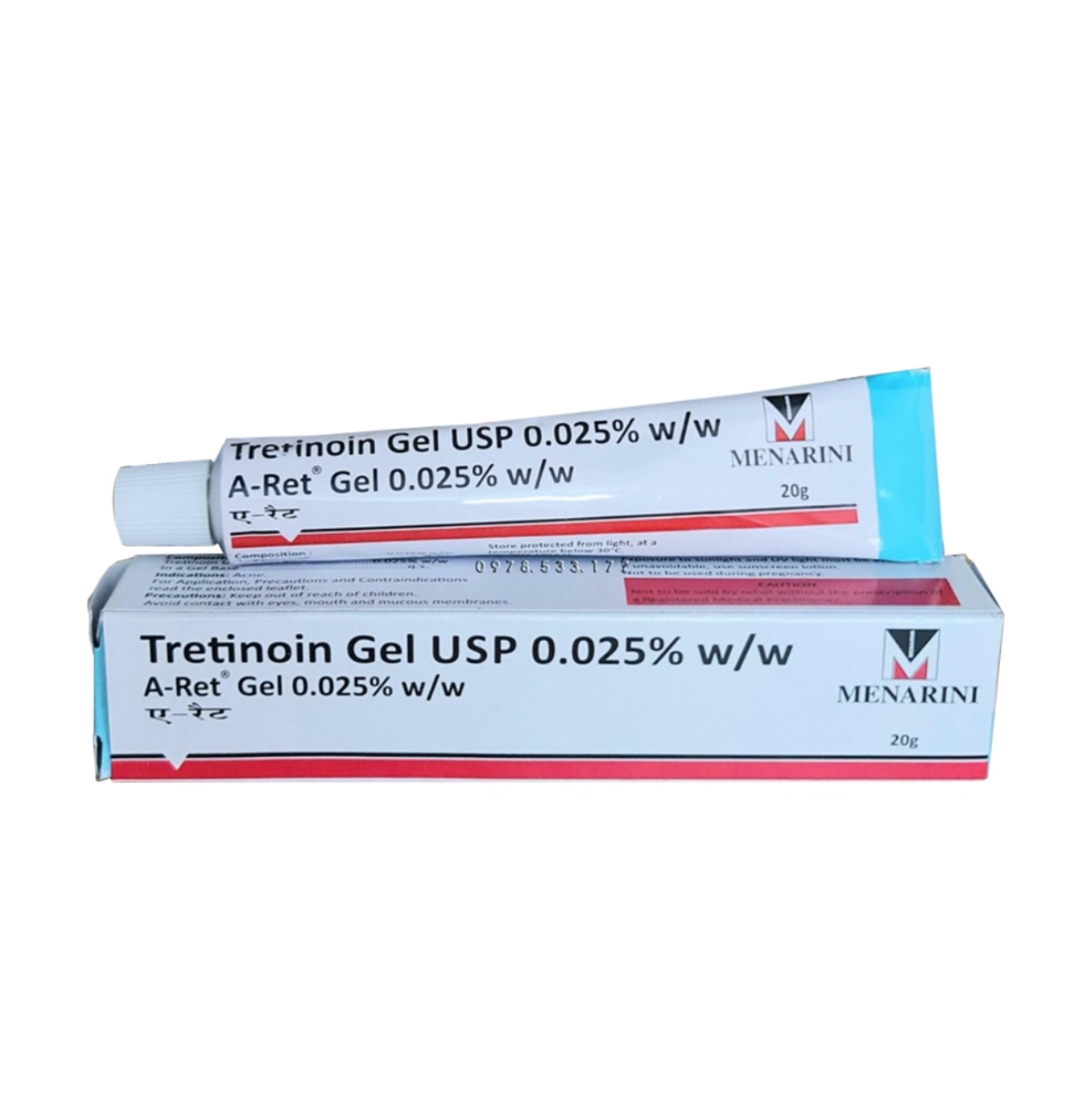 Menarini Tretinion Gel USP 0.025%