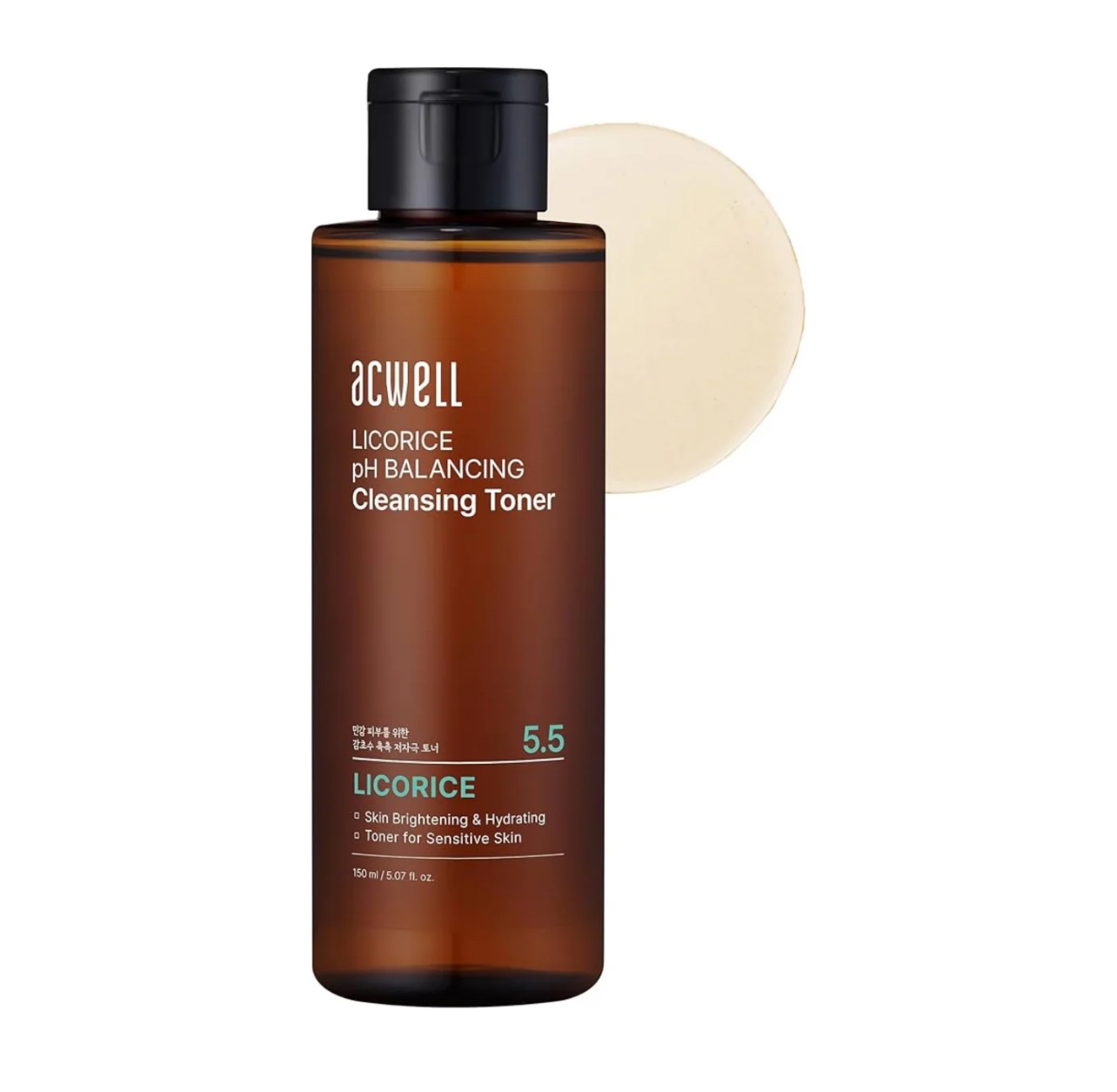 ACWELL Licorice 5.5 PH Balancing Cleansing Toner - 150ml