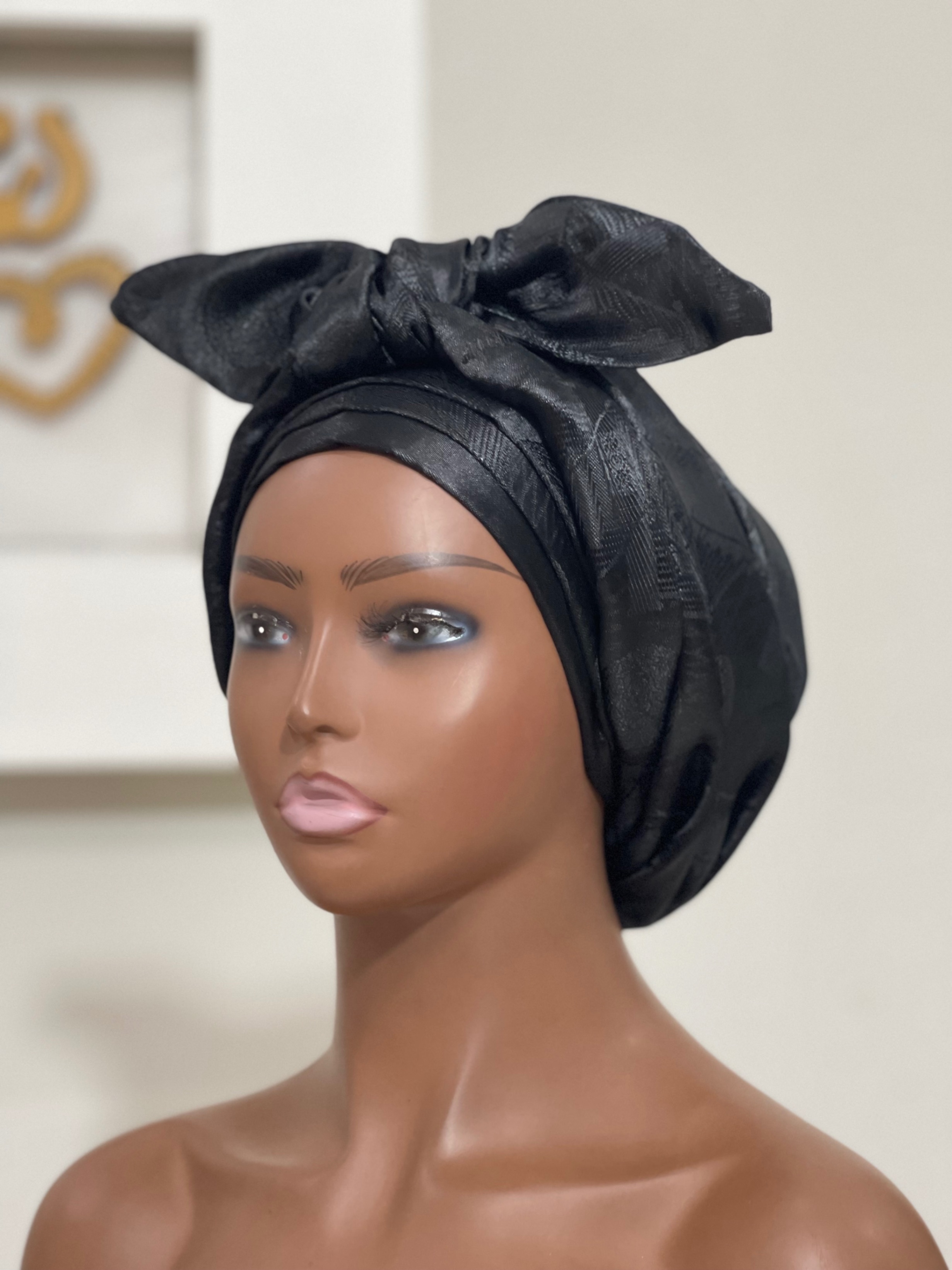 The Adobea Turban  (funeral colors)