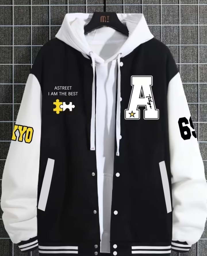 Men's Casual Sport Color-Block Jacket